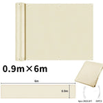 rideau balcon gris rayures moderne clips câbles 90x500cm 90x600cm 90x300cm 75x600cm