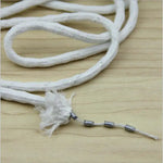 corde métallique inoxydable tressée blanc argent spool anneaux boucles rideau accessoires industriels utilitaires