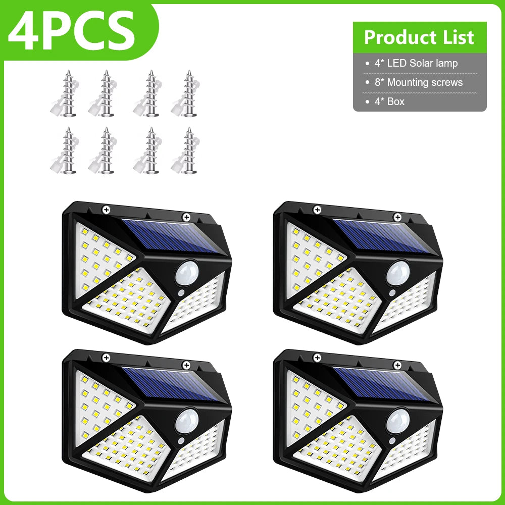 lampe solaire moderne led noir blanc bleu ip65 étanche capteur mouvement autoinstallationextérieur patio jardin