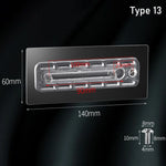 porte sacs transparent moderne vis adhésif murale utilisation multiple grille tailles dimensionsTHOOK