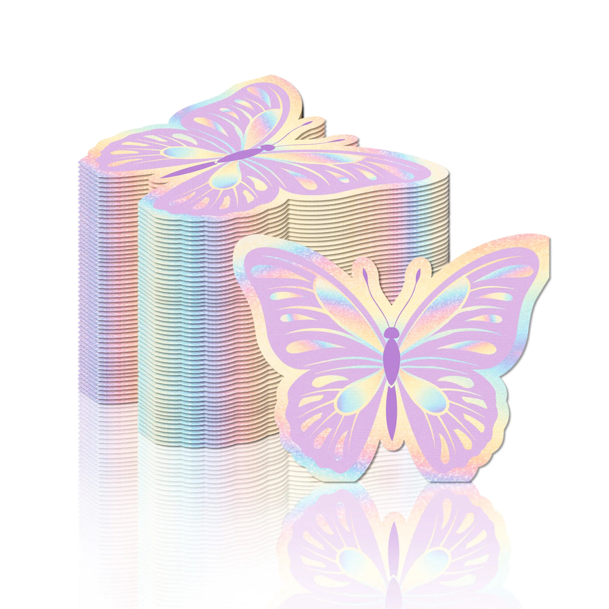 serviettes jetables animaux dessin animé dinosaure panda papillon empreintes pattes bleu vert blanc orange