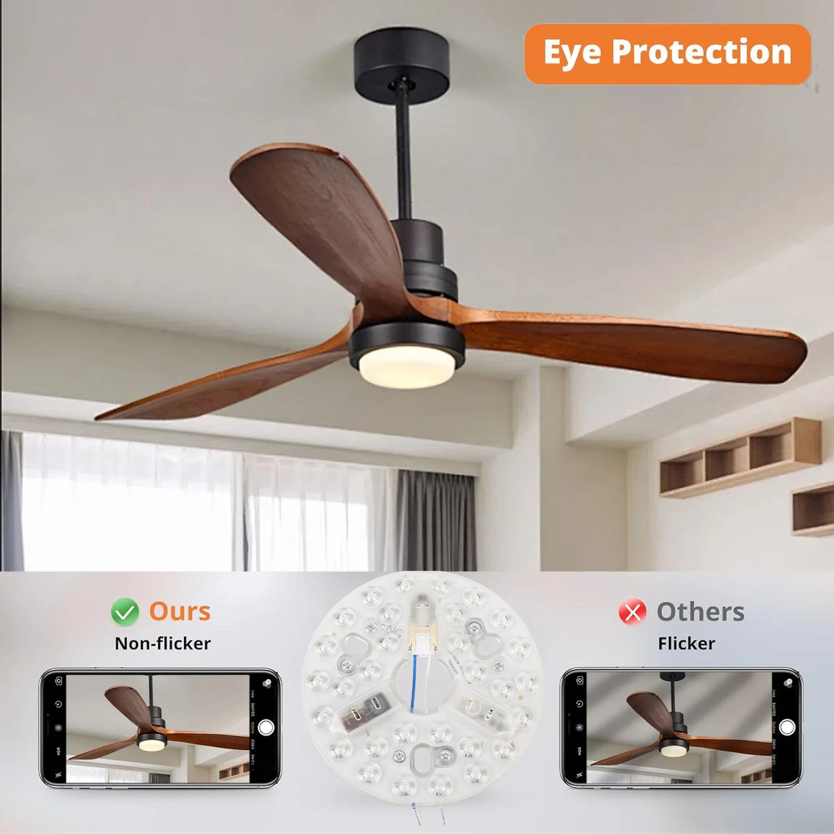 lampe led moderne blanc diodes 5.3 pouces fixations vis flux lumineux efficace