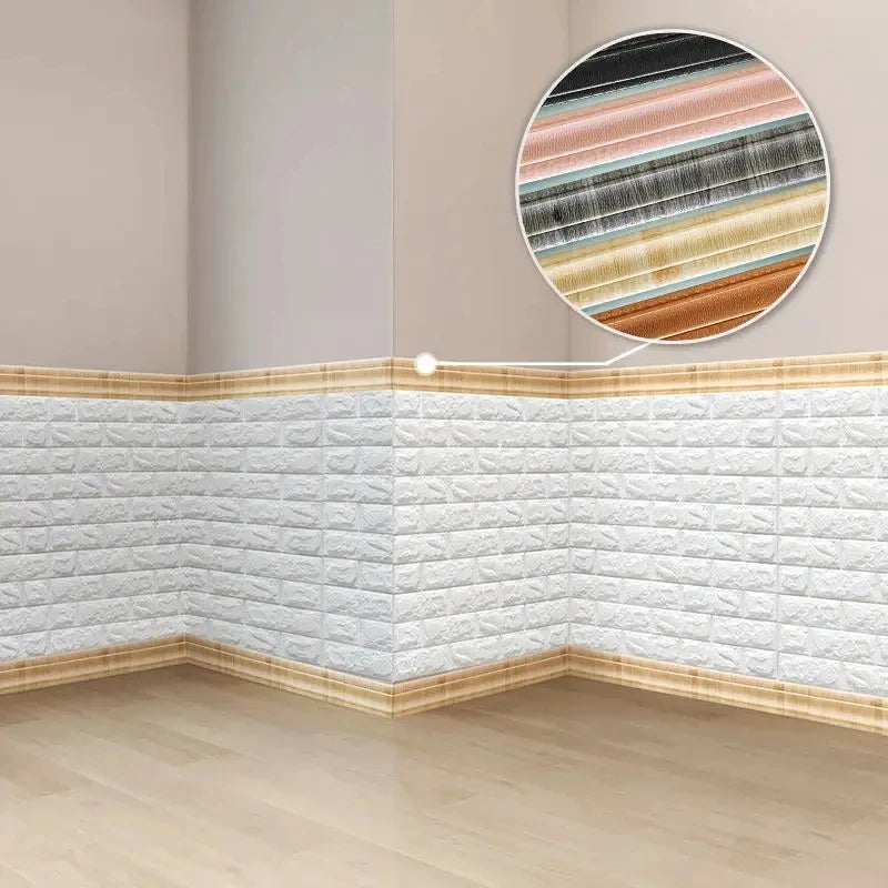 ruban decoratif adhesif ornements floraux blanc or cuivre argent classique impermeable anti statique absorption