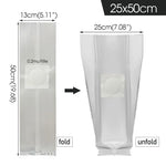 sac culture champignons blanc transparent respirant polypropylène clips fixation jardinage