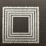 découpe papier gabarit argenté motifs géométriques modernes lettres rectangles étoiles carrés bricolage scrapbooking