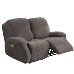 housses canapé gris imprimé végétal moderne pièces adhésifs polyester lavable printemps été