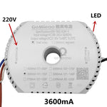 pilote led tension constante 24v 30v 240v ac blanc moderne driver perforations suspension led