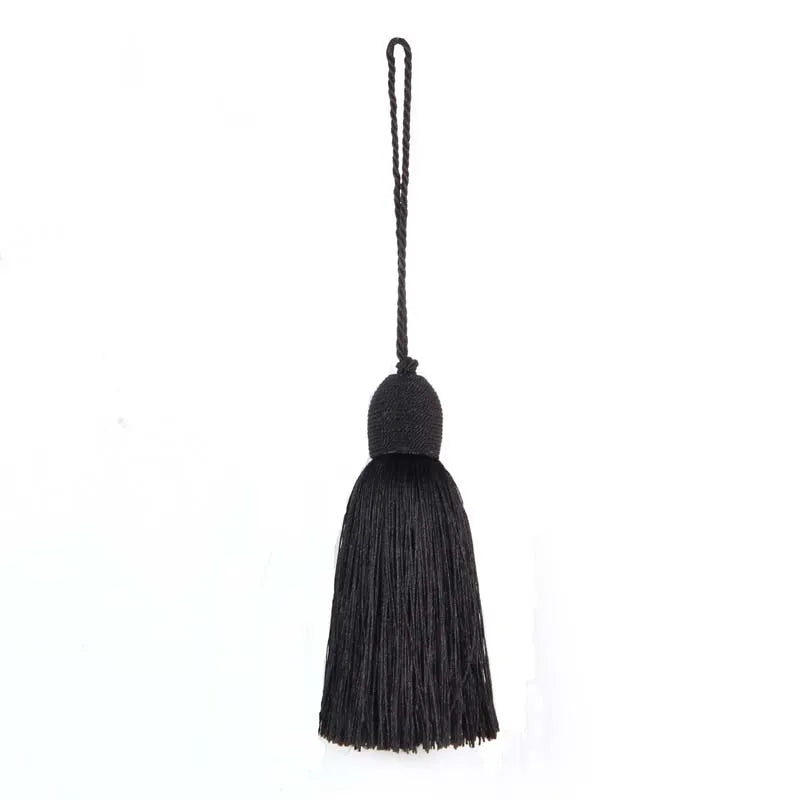 pompon rideau tissé fin élégant traditionnel décoratif maison salon 13cm 28cm
