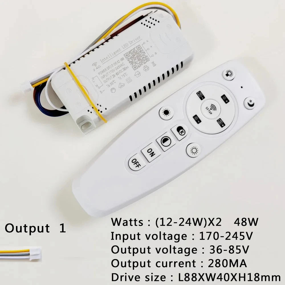 contrôleur led intelligent télécommande câbles signalisation entrée led 1050v moderne blanc