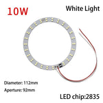 anneau led blanc moderne adhésif 10w 12w 78mm 92mm 120mm 3000k 6000k