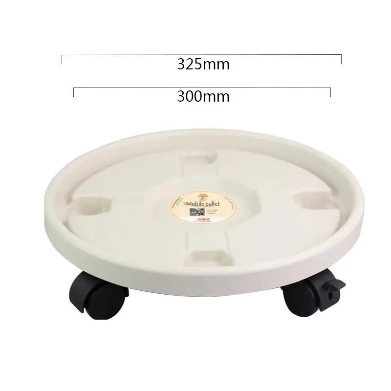 plateau rotatif roulettes plastique gris orange bleu blanc moderne 26cm 30cm 33cm 36cm 40cm