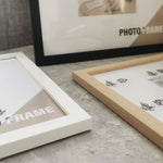 cadres photo modernes noir blanc bois 15x15cm 20x20cm 25x25cm 30x30cm mur