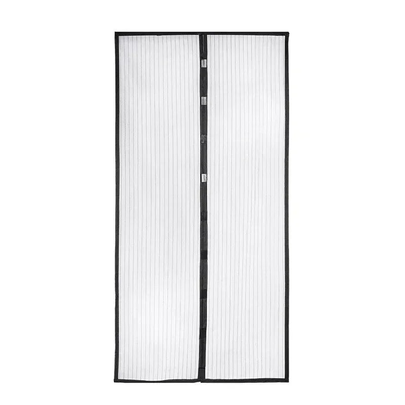 rideau sécurité noir maille fine moderne velcro adhésion 80x210cm 90x210cm 100x210cm