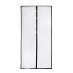 rideau sécurité noir maille fine moderne velcro adhésion 80x210cm 90x210cm 100x210cm