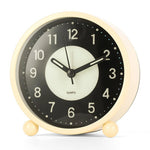 horloge table vintage sans tic tac piles lumineuse noir rose vert glow