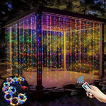 guirlande led lumineuse blanc chaud moderne 600leds télécommande usb fixations invisibles chambre ambiance chaleureuse