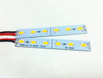 ruban led blanc jaune noir led 8cm adhésif lumineux moderne 12v 24v câbles connecteurs