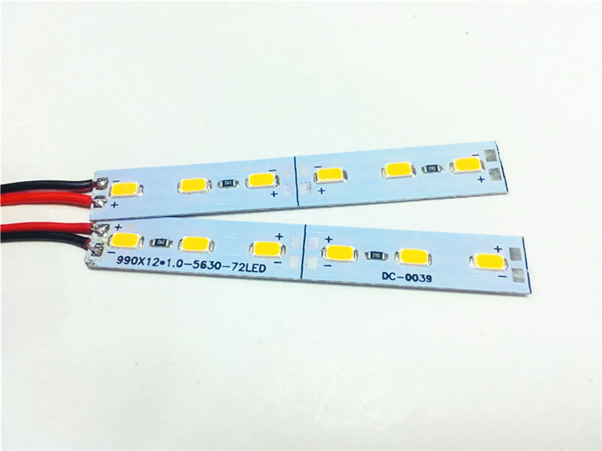 ruban led blanc jaune noir led 8cm adhésif lumineux moderne 12v 24v câbles connecteurs