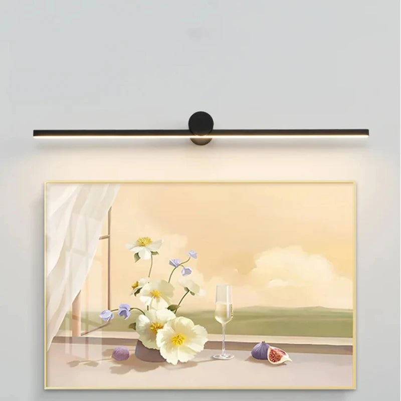 lampe murale moderne noire fixée mur led lisse 249 2000 lumens