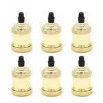 supports ampoule e26 e27 or cuivre noir argent moderne industriels lisses occlusifs eyelets pack