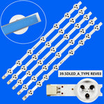 bande rétroéclairage led blanc connecteurs moderne téléviseur pcs 10 pcs 25 pcs kit