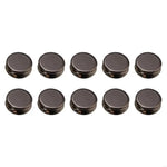 boucles magnétiques or noir blanc modernes 10 pièces métalliques brillantes