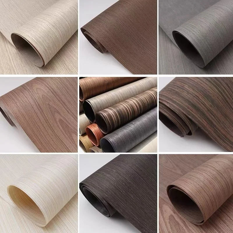 papier peint moderne imitation bois rayures horizontales beige marron gris rose adhésif