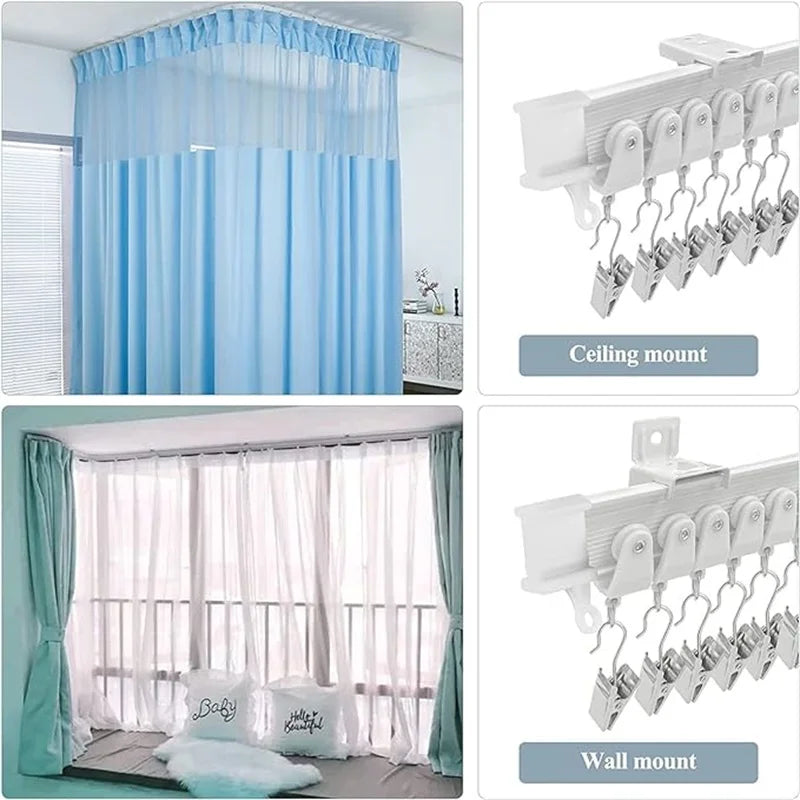 Accessoires inclus : rouleaux, supports et vis pour installation facile