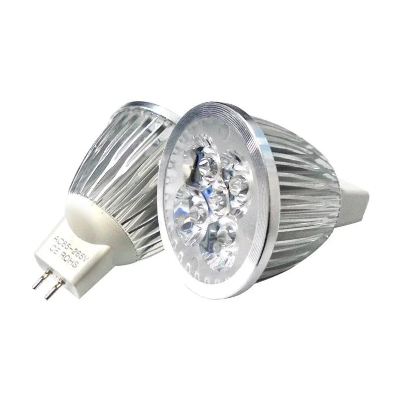 ampoule led mr16 12v 9w 15w super lumineuse blanc chaud grille refroidissement moderne