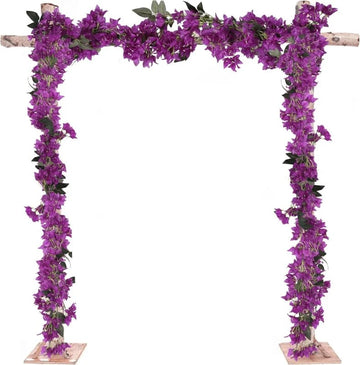 guirlande florale artificielle rose blanche verte mariage décoration romantique extérieur intérieur hortensia fleurs feuilles