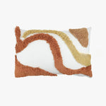 coussin nordique patchwork brodé moderne taie oreiller coton polyester respectueux environnement abstraits 30x50cm 45x45cm