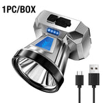 laser gun argent noir led moderne rechargeable display panel usb port