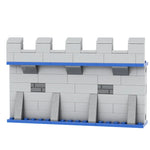 blocs construction mur château médieval brique gris marron jaune opacité enfants