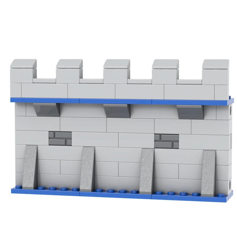 blocs construction mur château médieval brique gris marron jaune opacité enfants