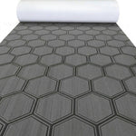 tapis sol mousse eva hexagon noir vert moderne antidérapant adhésif camping surf