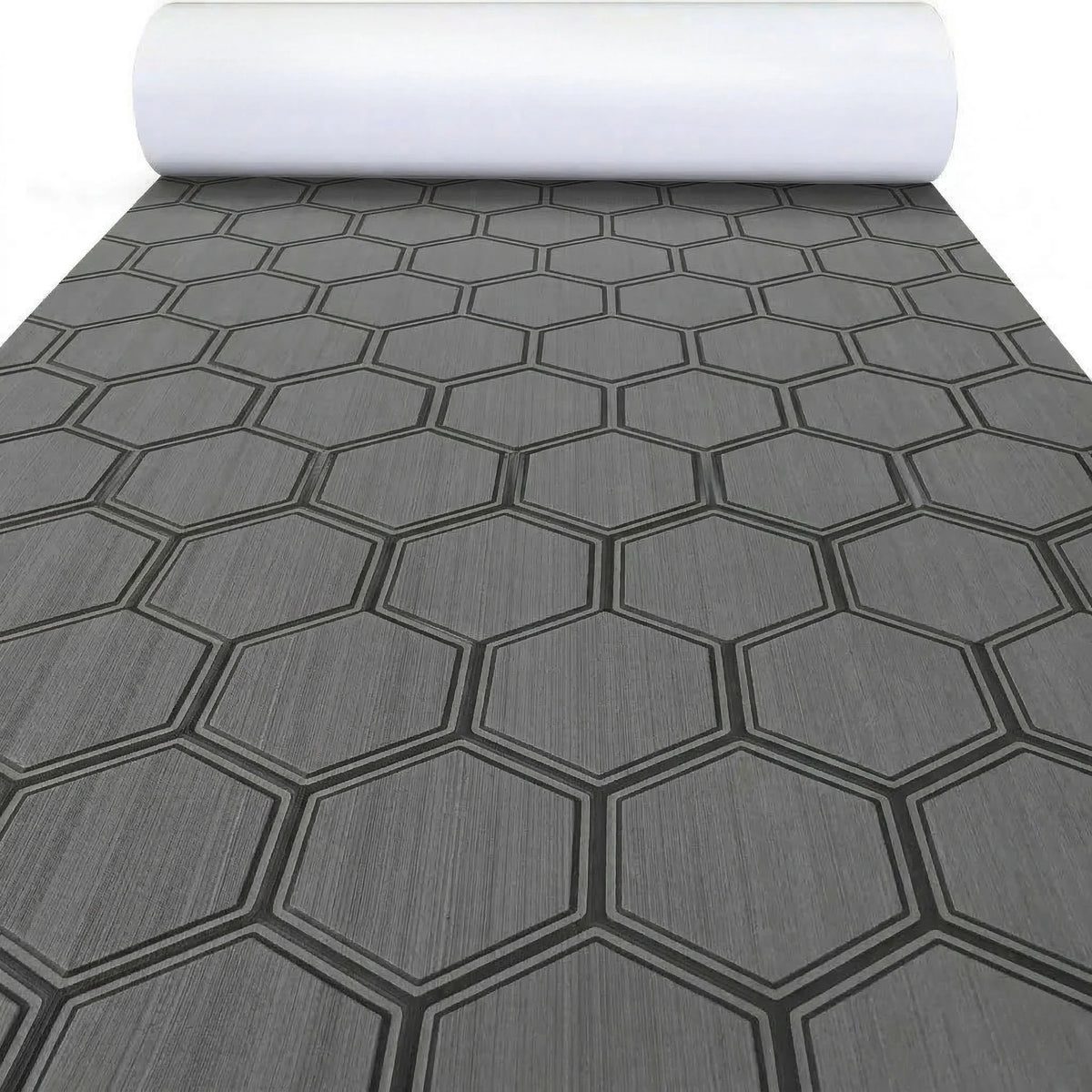 tapis sol mousse eva hexagon noir vert moderne antidérapant adhésif camping surf