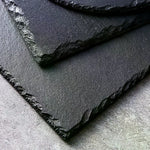 coasters noirs naturels résistants chaleur minimaliste hexagonaux carrés cœur ronds