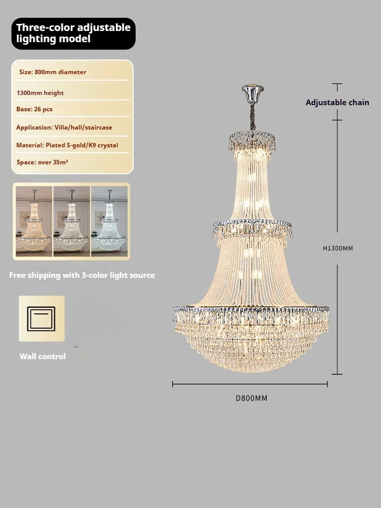 lustre cristal transparent argenté géométriques classique facile chambre salon