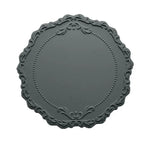 placemat classique ornements floraux bordure dentelée silicone gris vert rouge bleuclair rose beige blanc