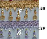 ruban decoratif dentelle coeurs 14 couleurs 6.5cm largeur mariage decoration elegante