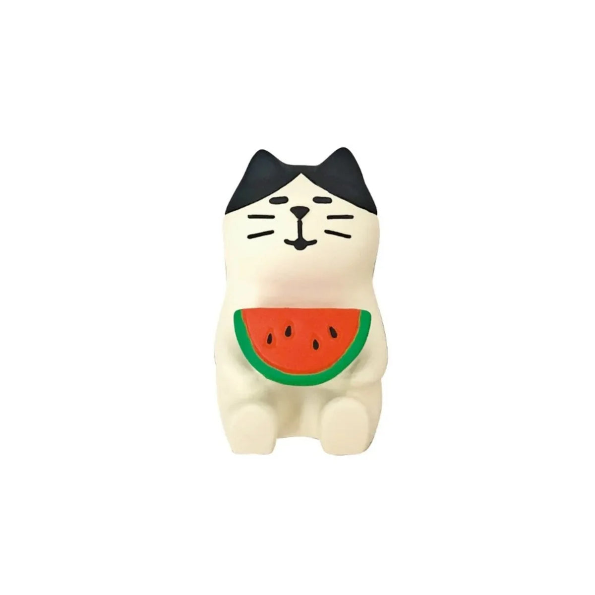 figurine résine chat oiseau fruit pastèque citron décoration miniature cartoon mignon japonais