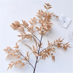 décoration murale branche artificielle bamboo soie rouge vert moderne minimalisteextérieur mariage anniversaire