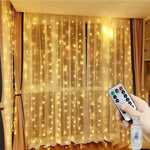 rideau lumineux led blanc multicolore moderne télécommande adaptateur usb