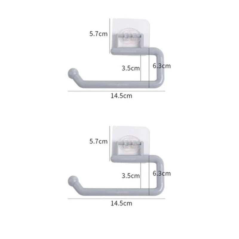 porte serviettes mural adhésif moderne blanc texture marbrée salle bain cuisine support accessoire fixe