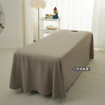 housse matelas massage uni polyester coton lit tout saisons beige moderne salon beauté