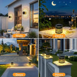 lampe solaire projectrice effet lumineux floral moderne étanche extérieur décoration jardin multicolore transparent