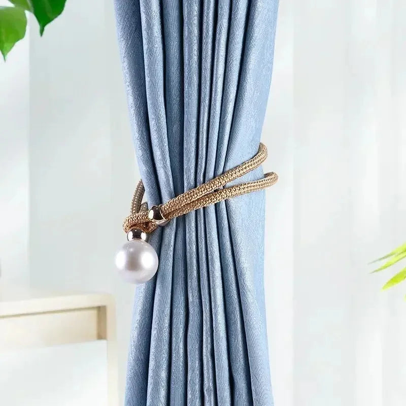 rubans fenêtre modernes gris clair doré tissés brillants adhésifs blanches élégants accessoires rideaux