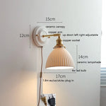 lampe murale classique blanc doré céramique métal ampoule led 220v vintage contemporaine