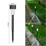 lumière solaire jardin argentée moderne autonome ip44 abs decorationextérieurvacances