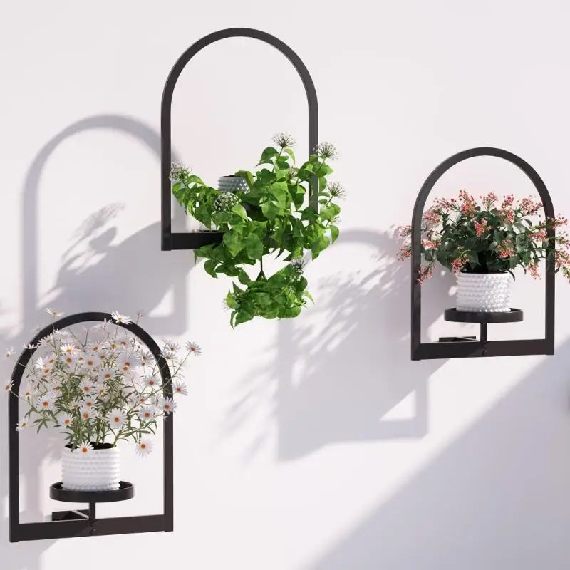 support mural industriel rétro noir fixations vis charge 20lbs hauteur 40cm largeur 30cm élégant